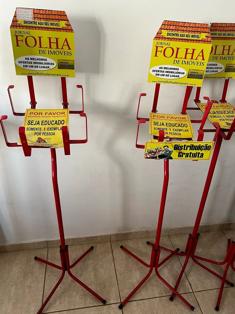 Suporte para jornal/ revista 