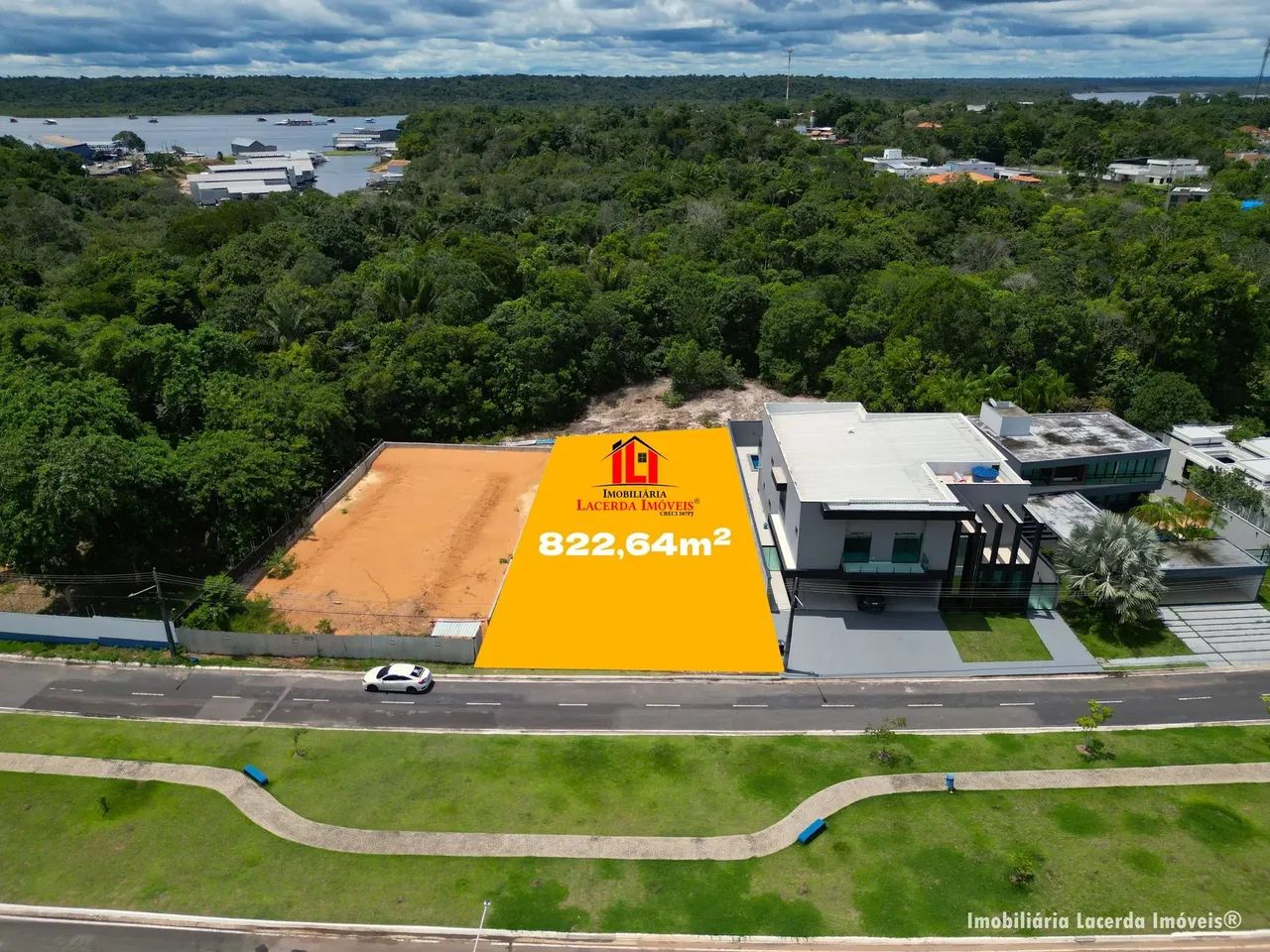 Marina Rio Belo, Lote com 822,64m² com fundo para área verde, Marina, lazer as margens do  - Foto 2