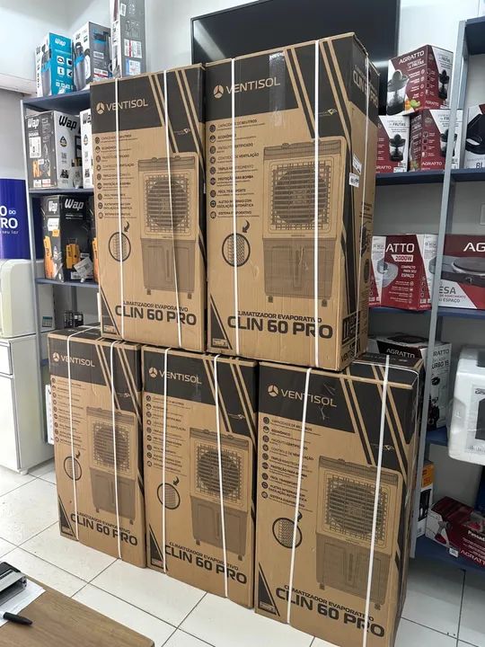 Climatizador Evaporativo Ventisol Clin 60 Pro - Novo