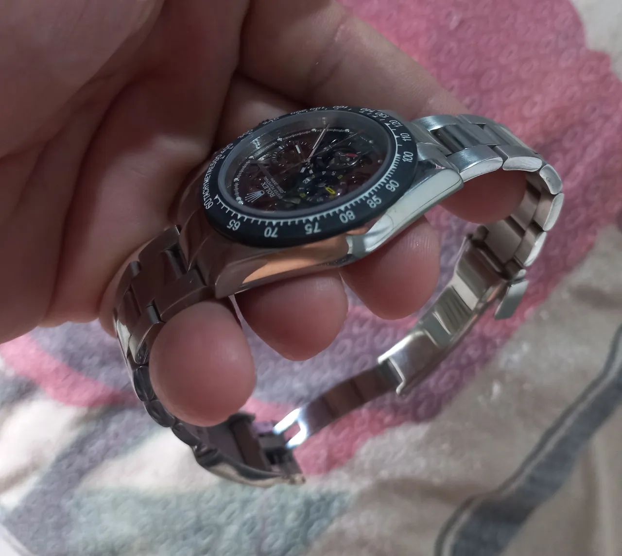 Relógio Rolex Daytona Esqueleto - Foto 4