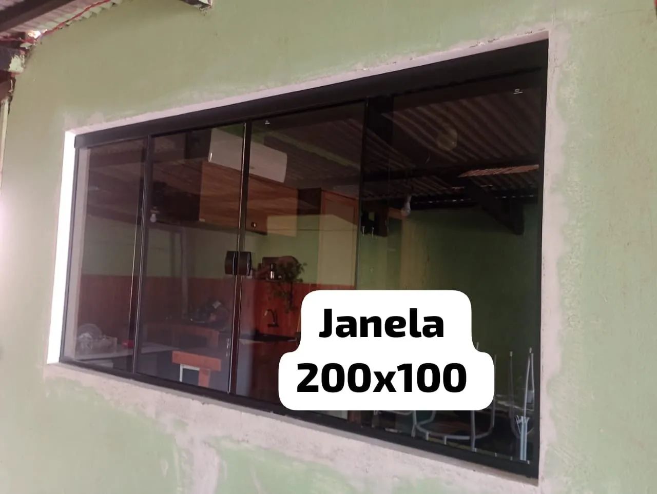 Janela de Vidro 200x100