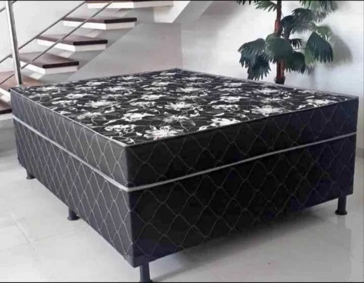 Cama box casal nova direto de fábrica com dois travesseiros de brinde. - Foto 2