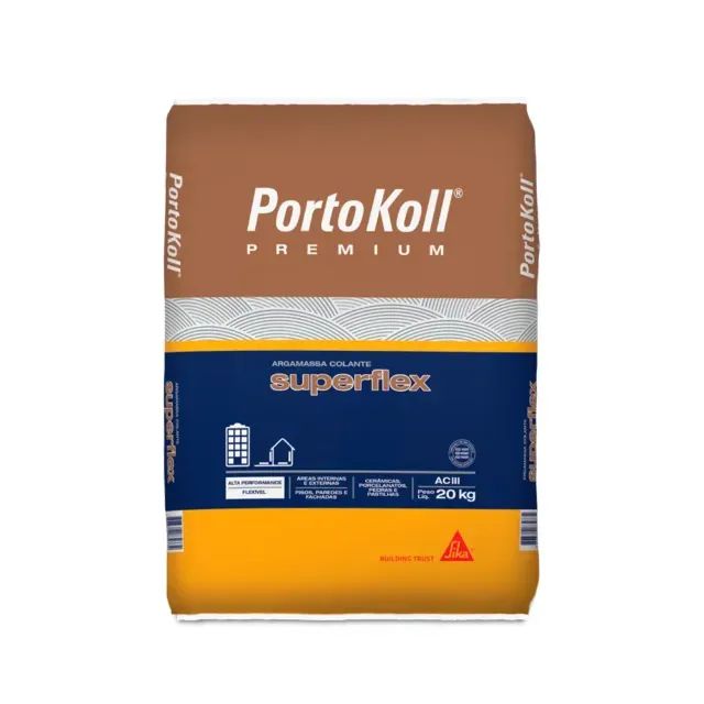 Argamassa AC3 Branca Premium 20kg (Portokoll) - Promoção até 30/10!