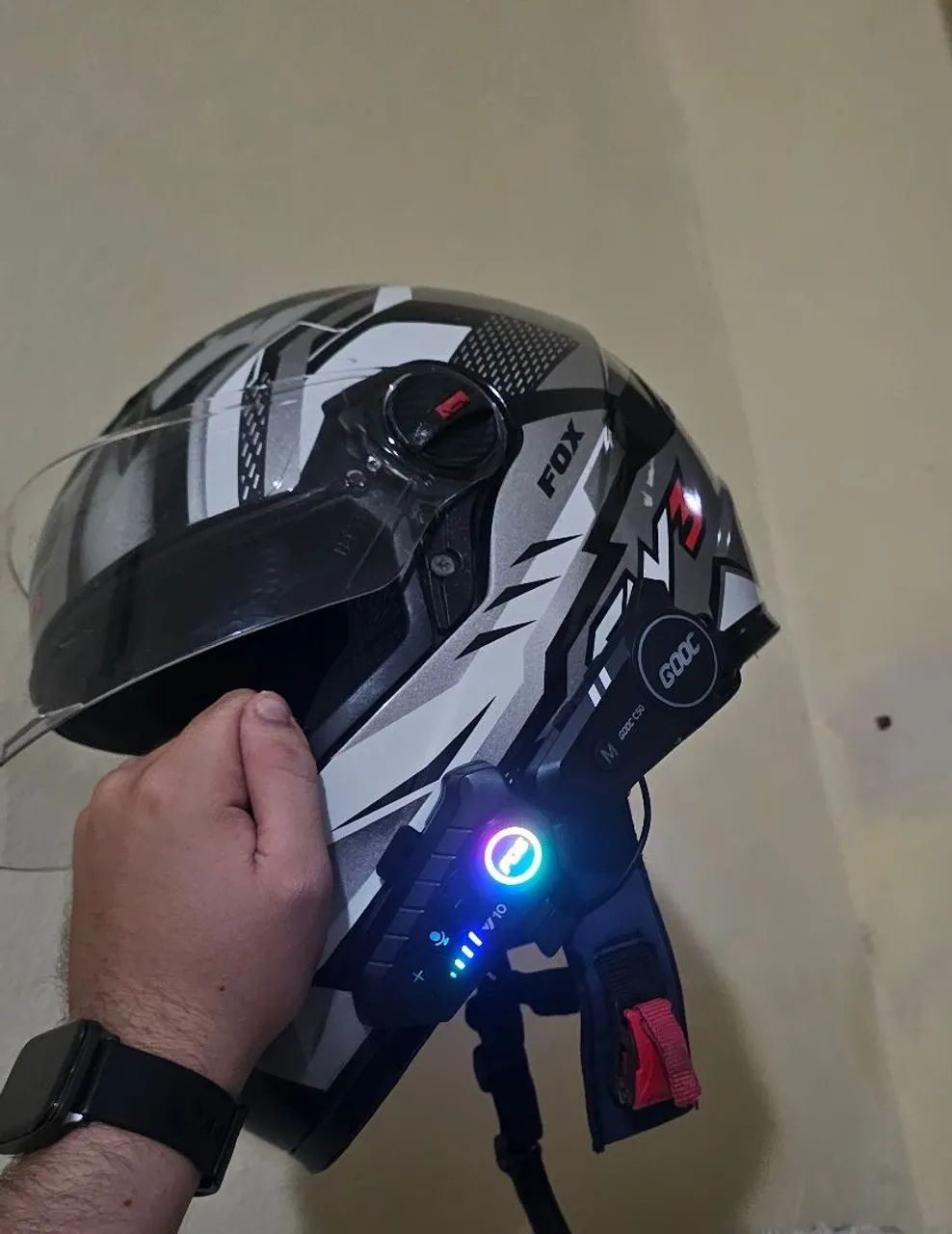 Intercomunicador de capacete, a prova d'água - Foto 3