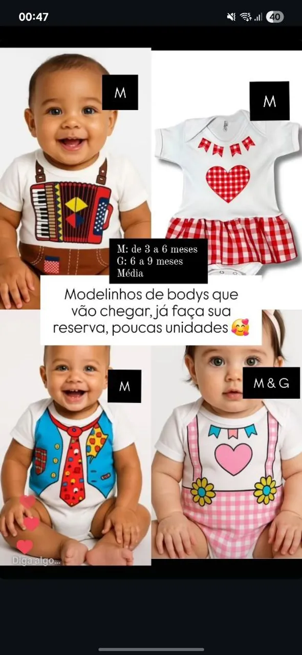 Bodies Temáticos para Bebês - Diversos Modelos