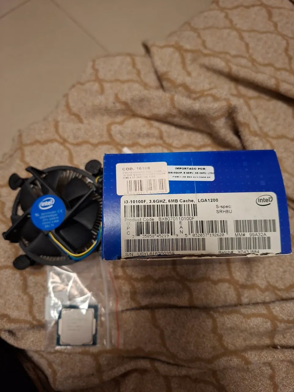 Processador i3-10100F LGA1200