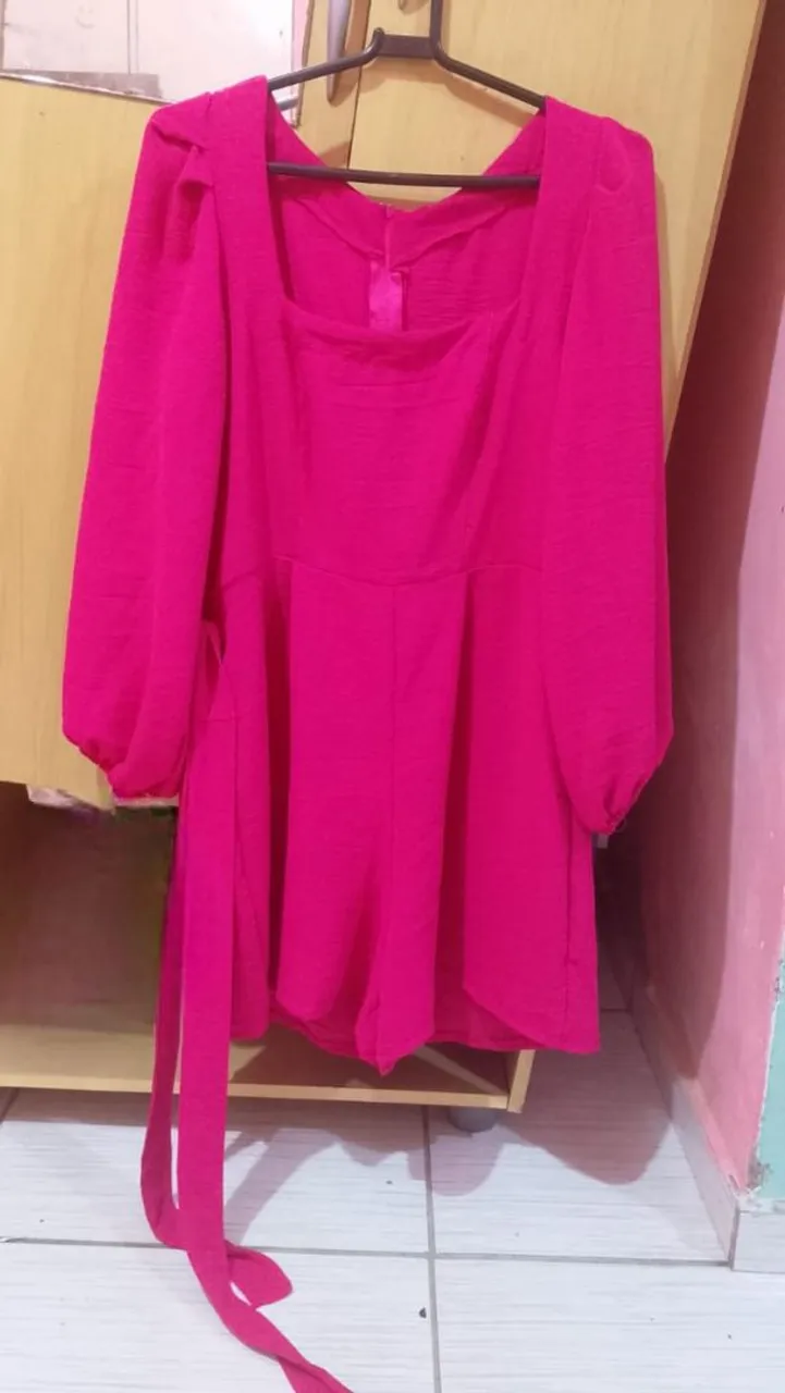 Macacão Rosa - Novo