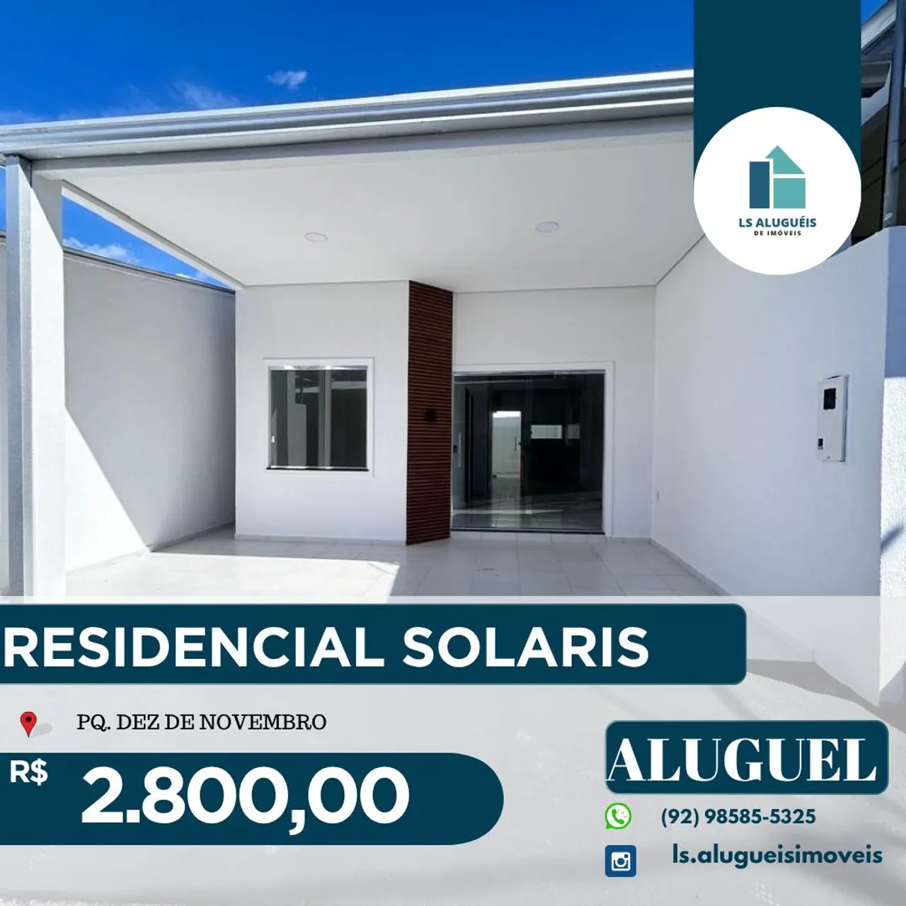 RESIDENCIAL SOLARIS - Imóvel para aluguel com 2 quartos em Parque 10 de Novembro - Manaus 