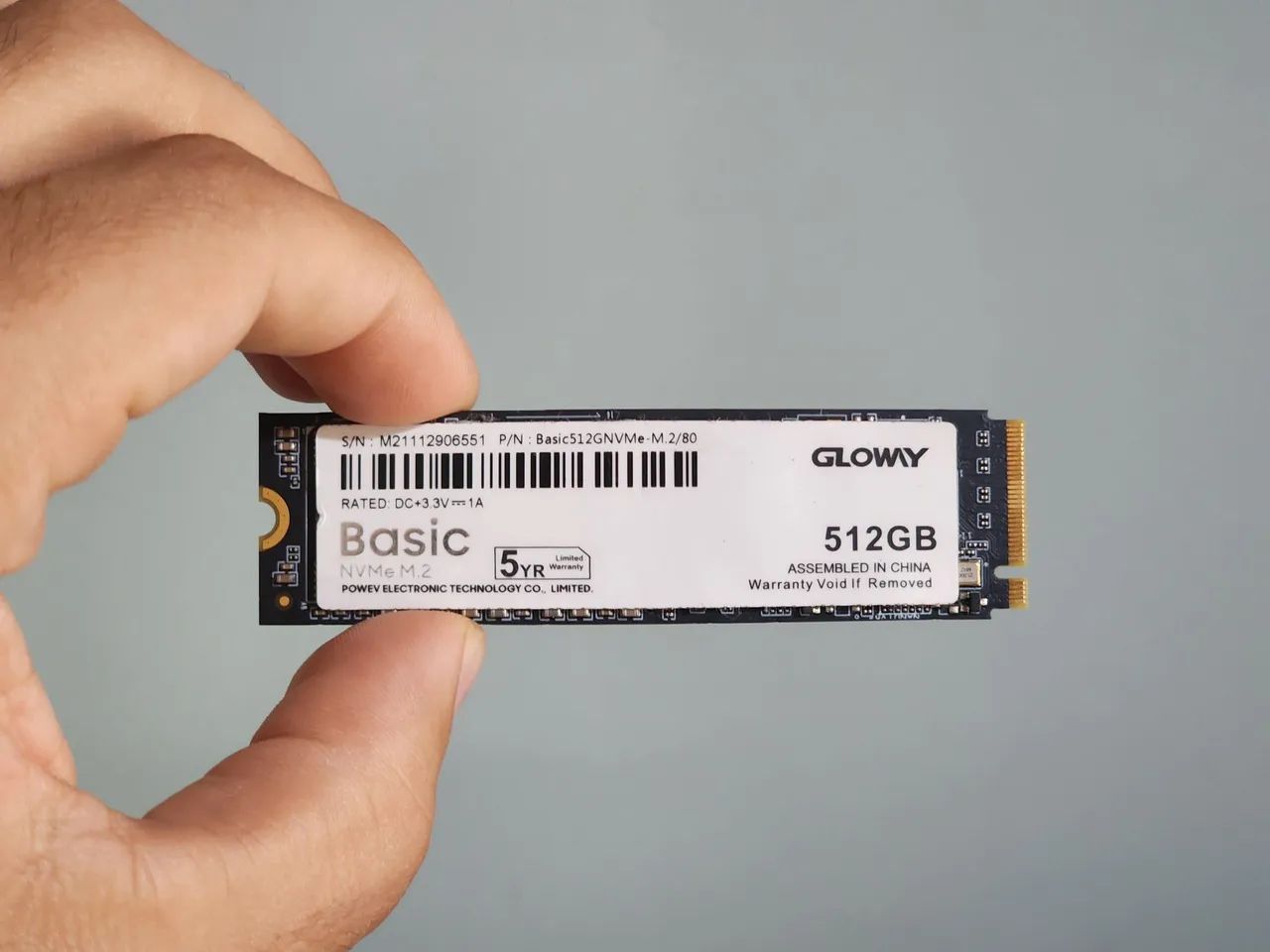 SSD Gloway 512GB NVMe M.2