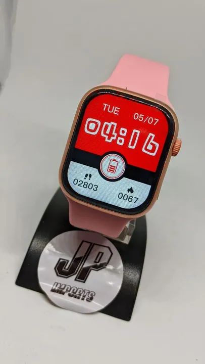 Smartwatch X10 PRO - Preto e Rosa - Foto 2