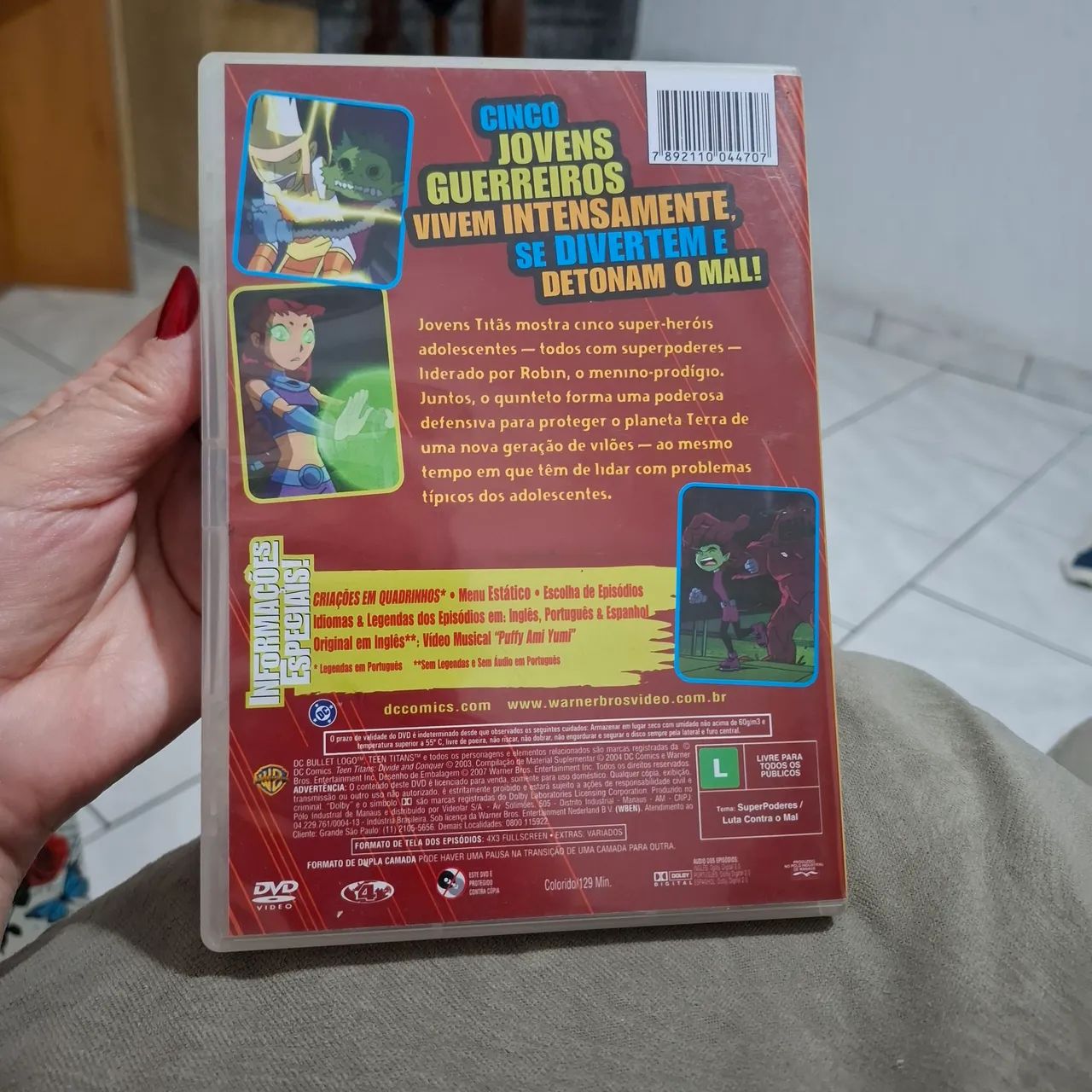 Dvd Jovens Titãs Separar e Conquistar Vol.164418735617539121