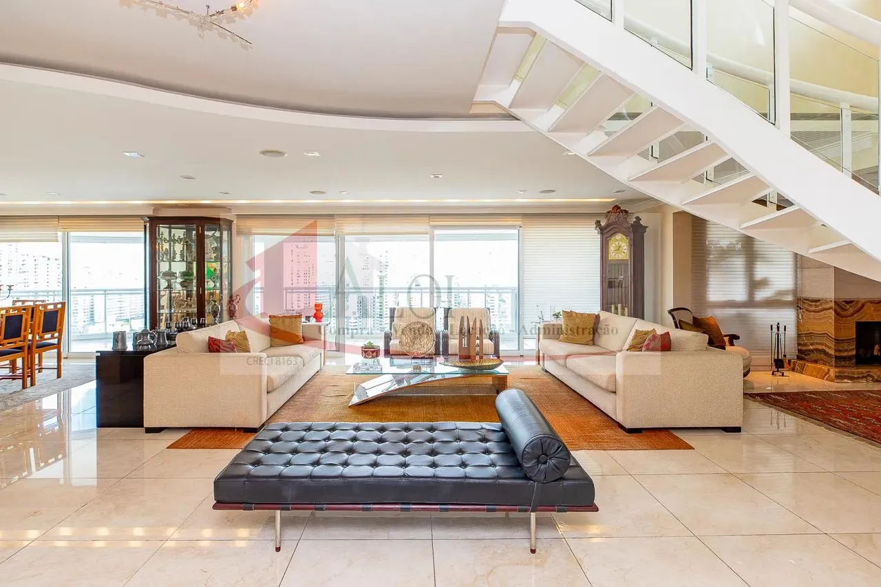 COBERTURA DUPLEX, 847m² UTEIS AMPLA ENSOLARADA E VISTA PANORÂMICA LAZER COMPLETO 6 VAGAS A