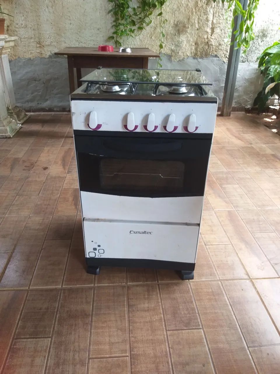 Fogão com mangueira e registro entrego 