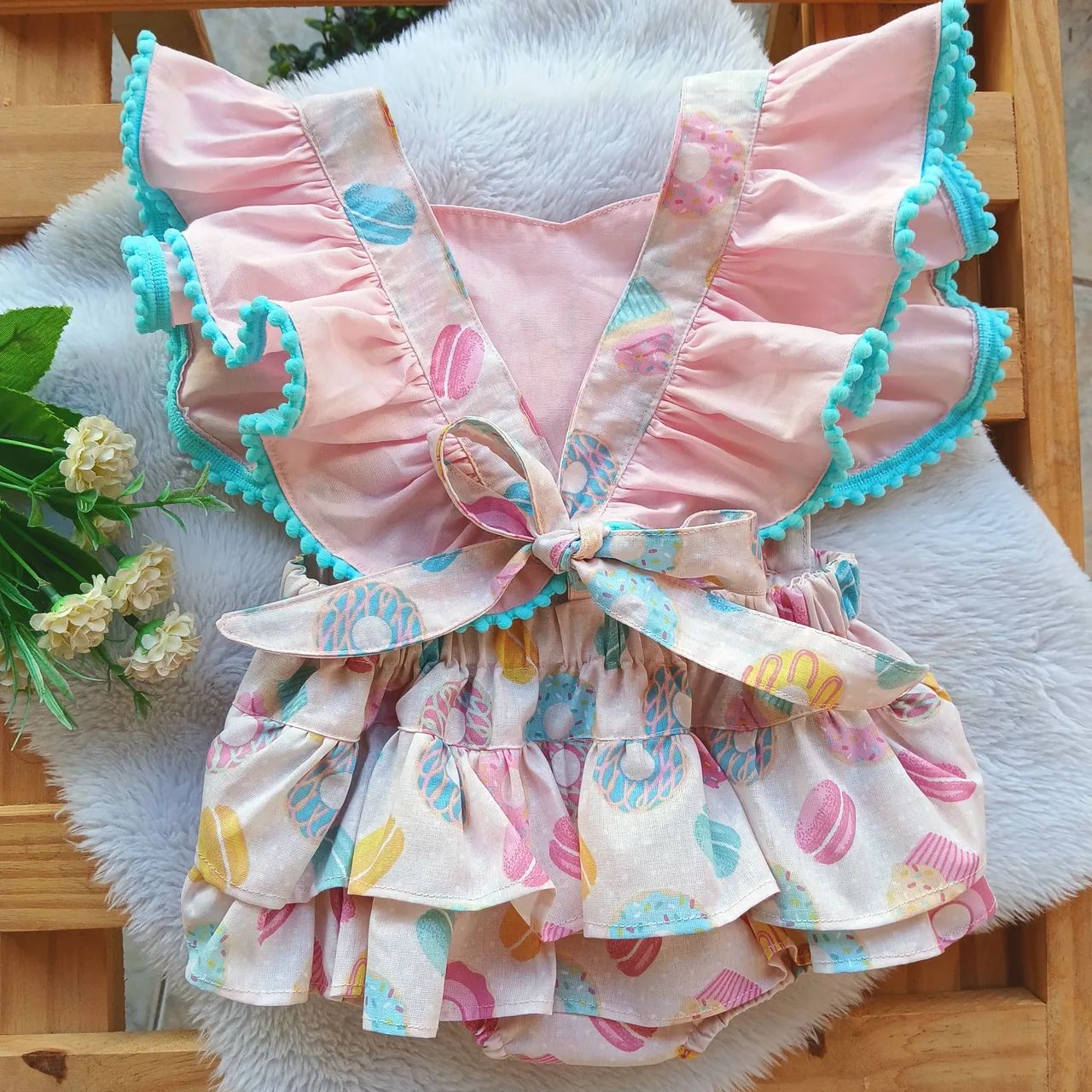 2-in-1 Dessert-themed Overalls64319320829697122