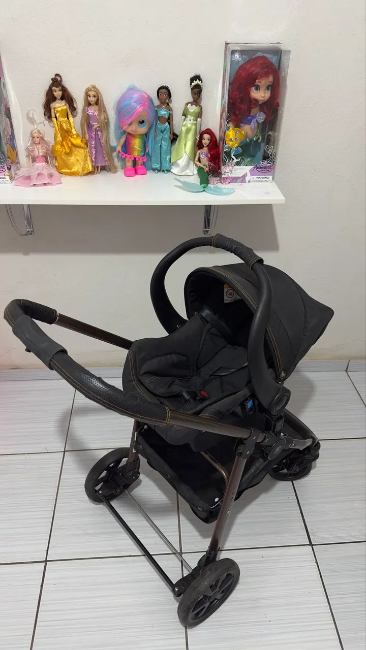 Carrinho Moisés e bebê conforto Galzerano - Foto 3