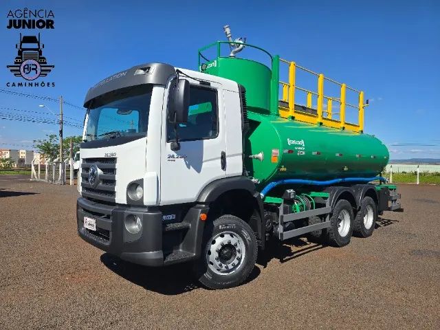 VW 26280 ano 2023 traçado tanque Pipa Bombeiro Gascom - Apenas 39.000 km.  - Foto 3