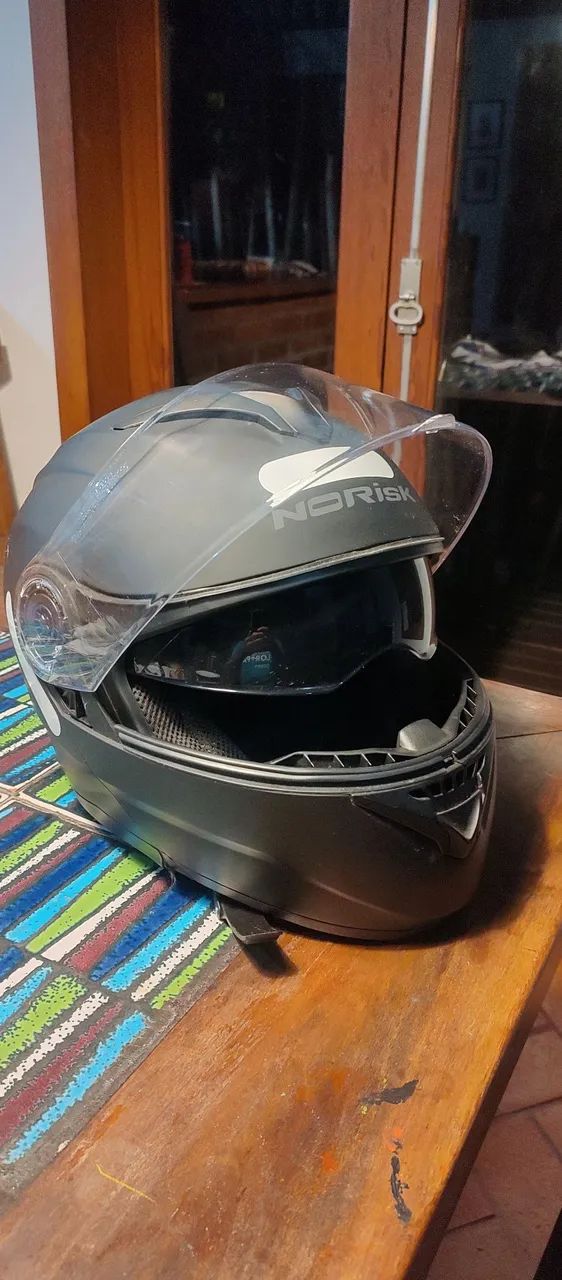 Capacete Norisk - Preto Fosco - Tamanho 60 - Foto 5
