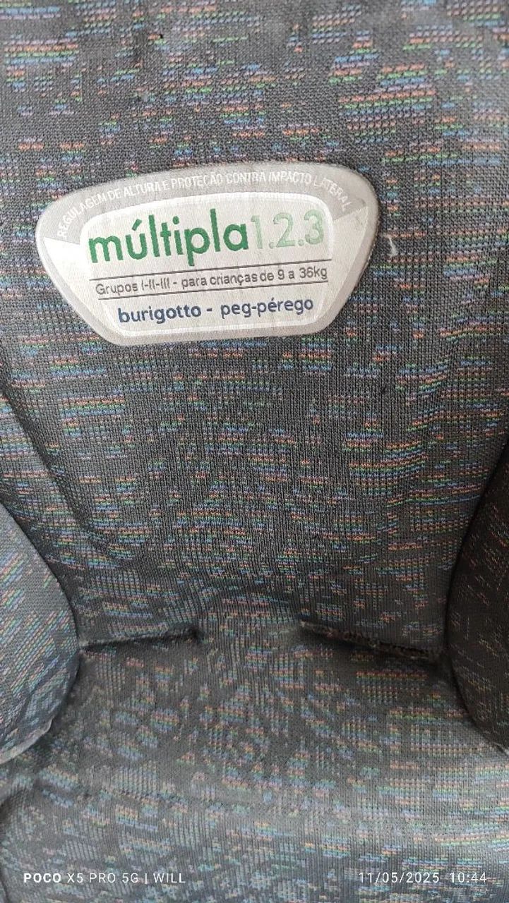 Cadeirinha de carro Burigotto Multipla 1.2.3