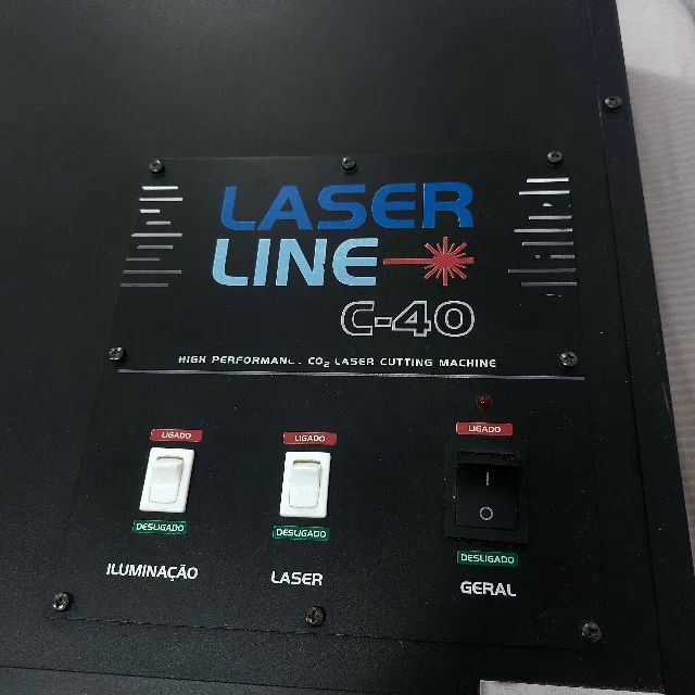 Máquina Gravadora Corte a Laser 45x30cm Corta MDF 6mm Acrílico 5mm Tecidos LASERLine C-40  - Foto 5
