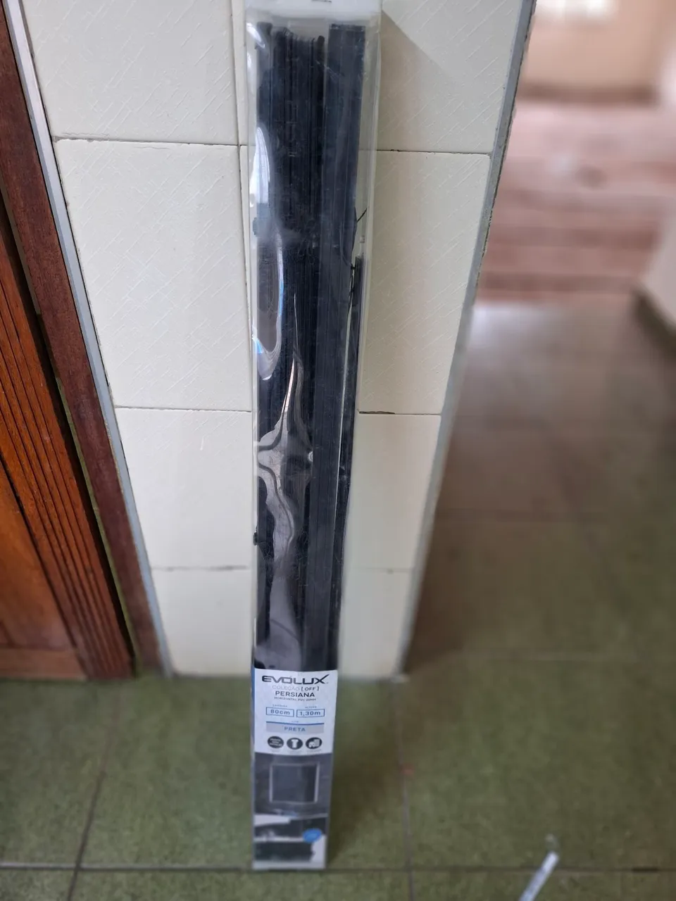 Persiana Evolux Preta 80cm x 1,30m