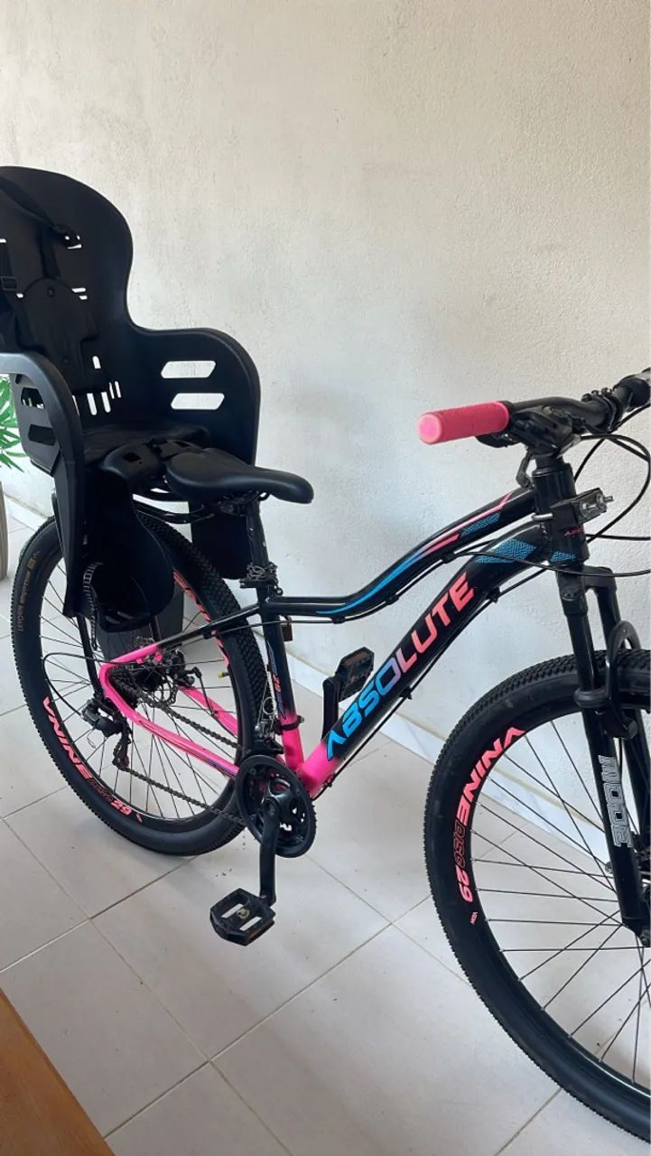 Bicicleta Absolute Aro 29 com Cadeirinha Infantil - Foto 4