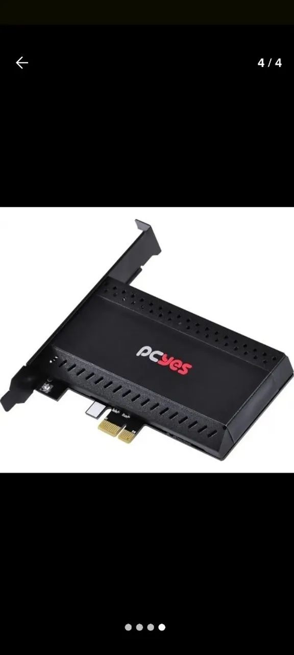 Placa de captura PCI-E PCYES