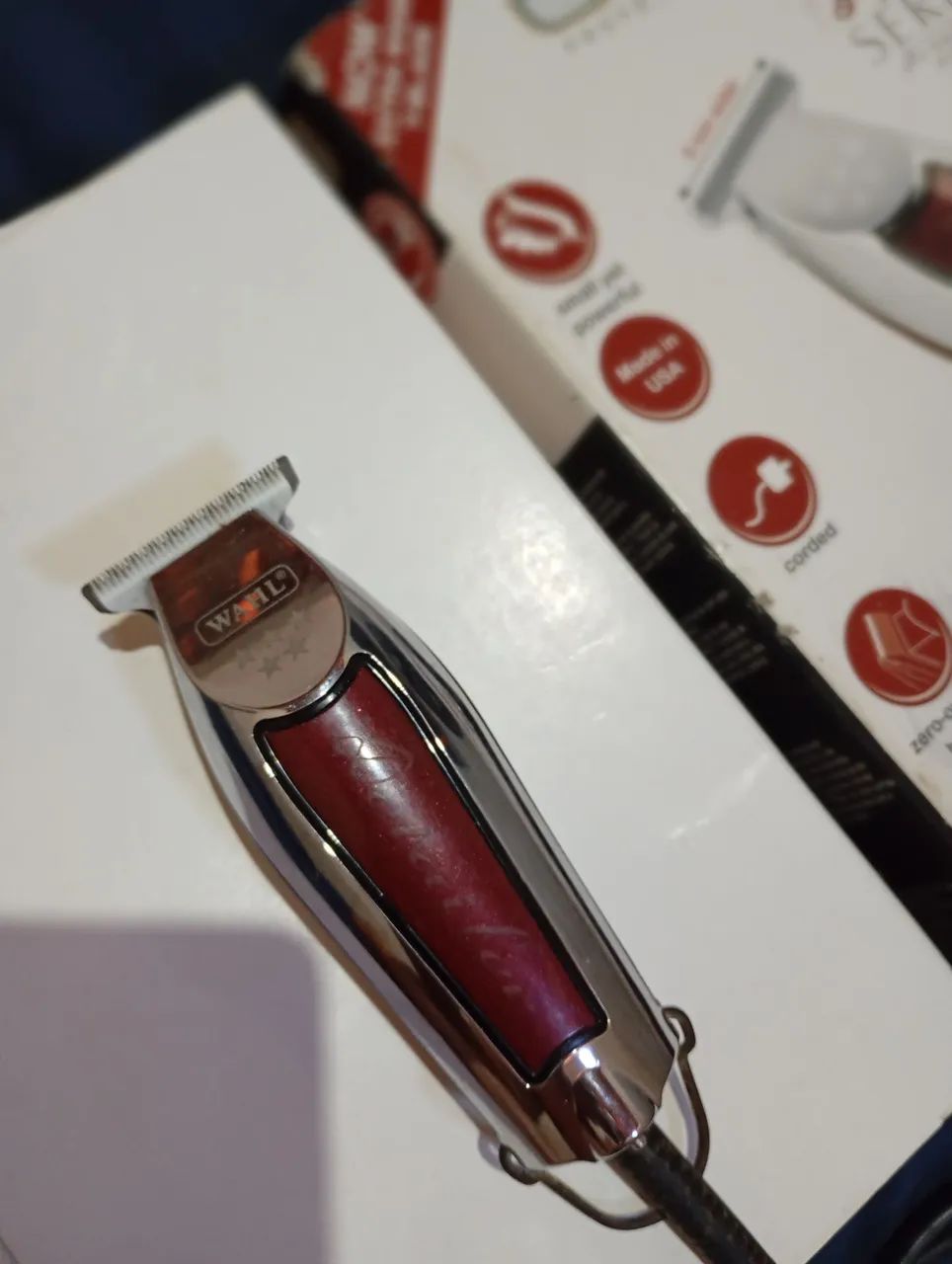 Máquina de acabamento whal ( leia o anúncio)