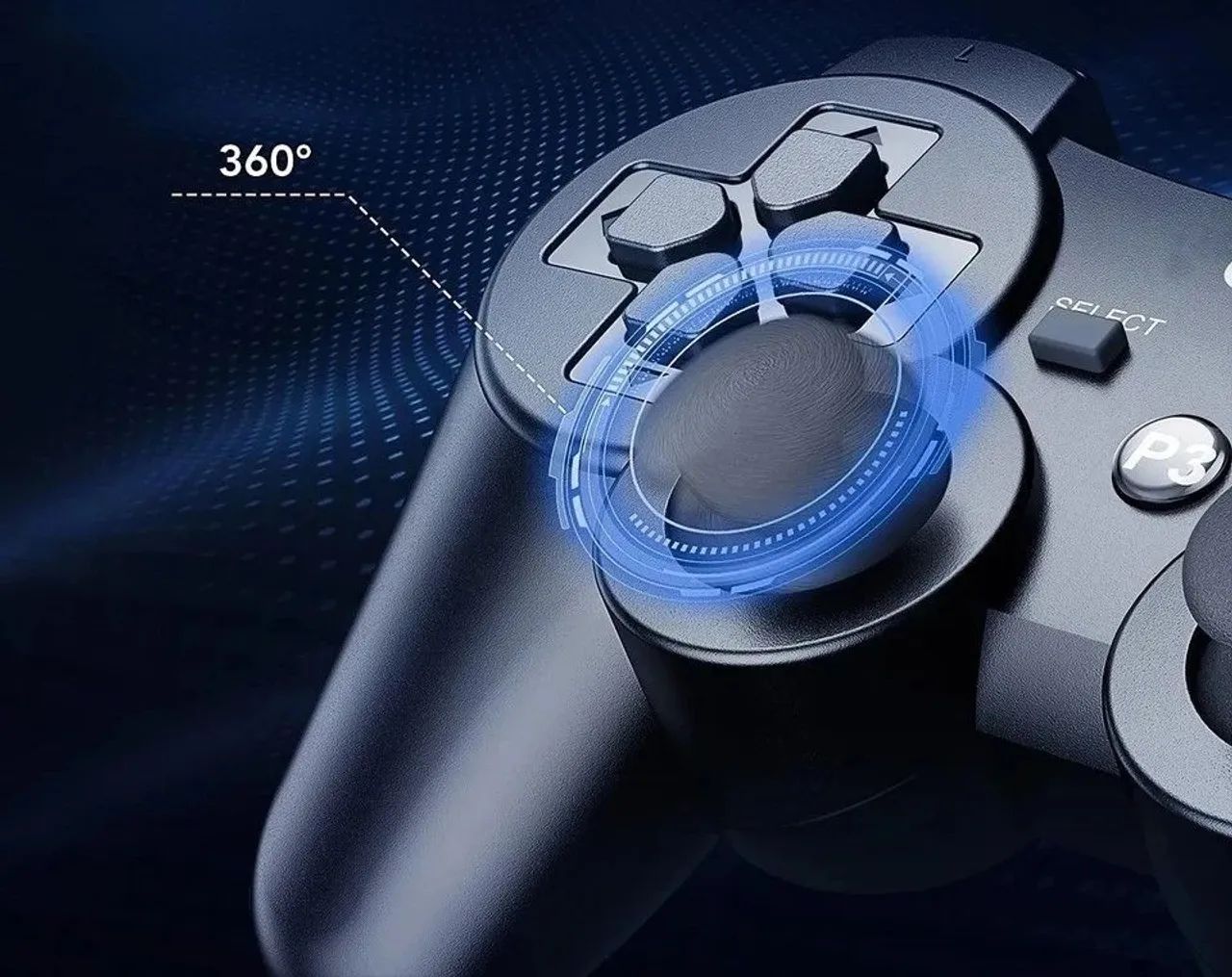 Controle PS3 DualShock 3 Preto - Foto 4