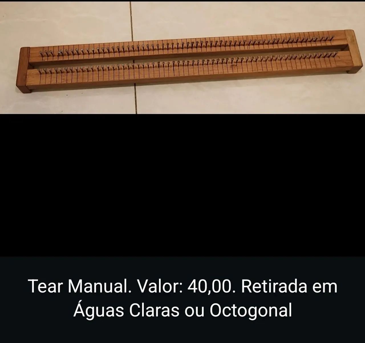 Tear Manual em Madeira - Foto 2