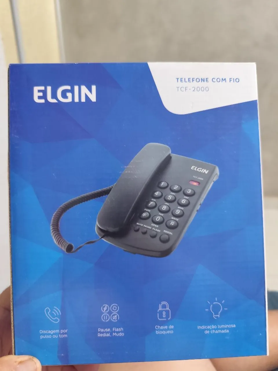 Telefone Fixo Elgin TCF-2000