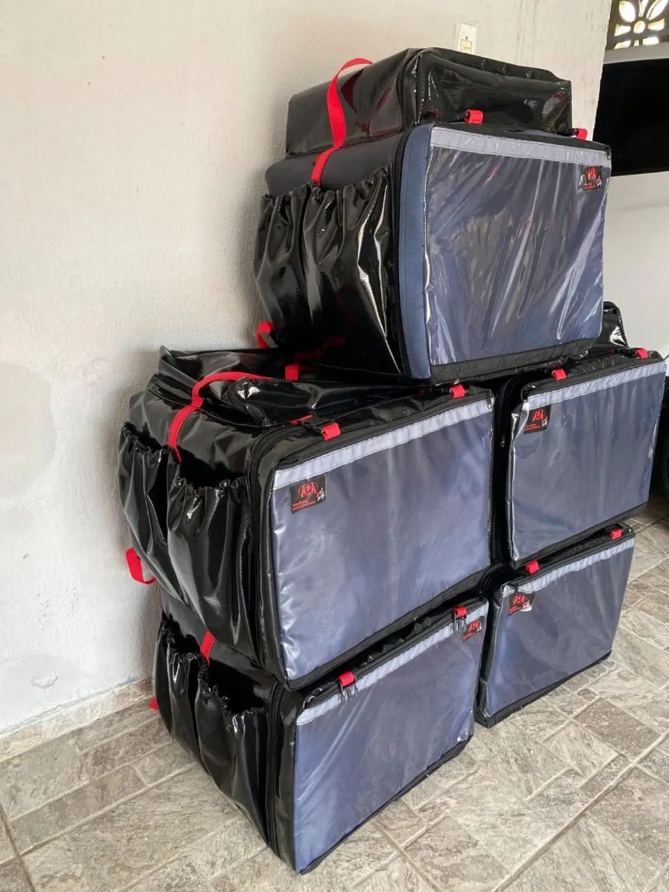 Bag bolsa mochila  transporte delivery entregador de pizza - Foto 3