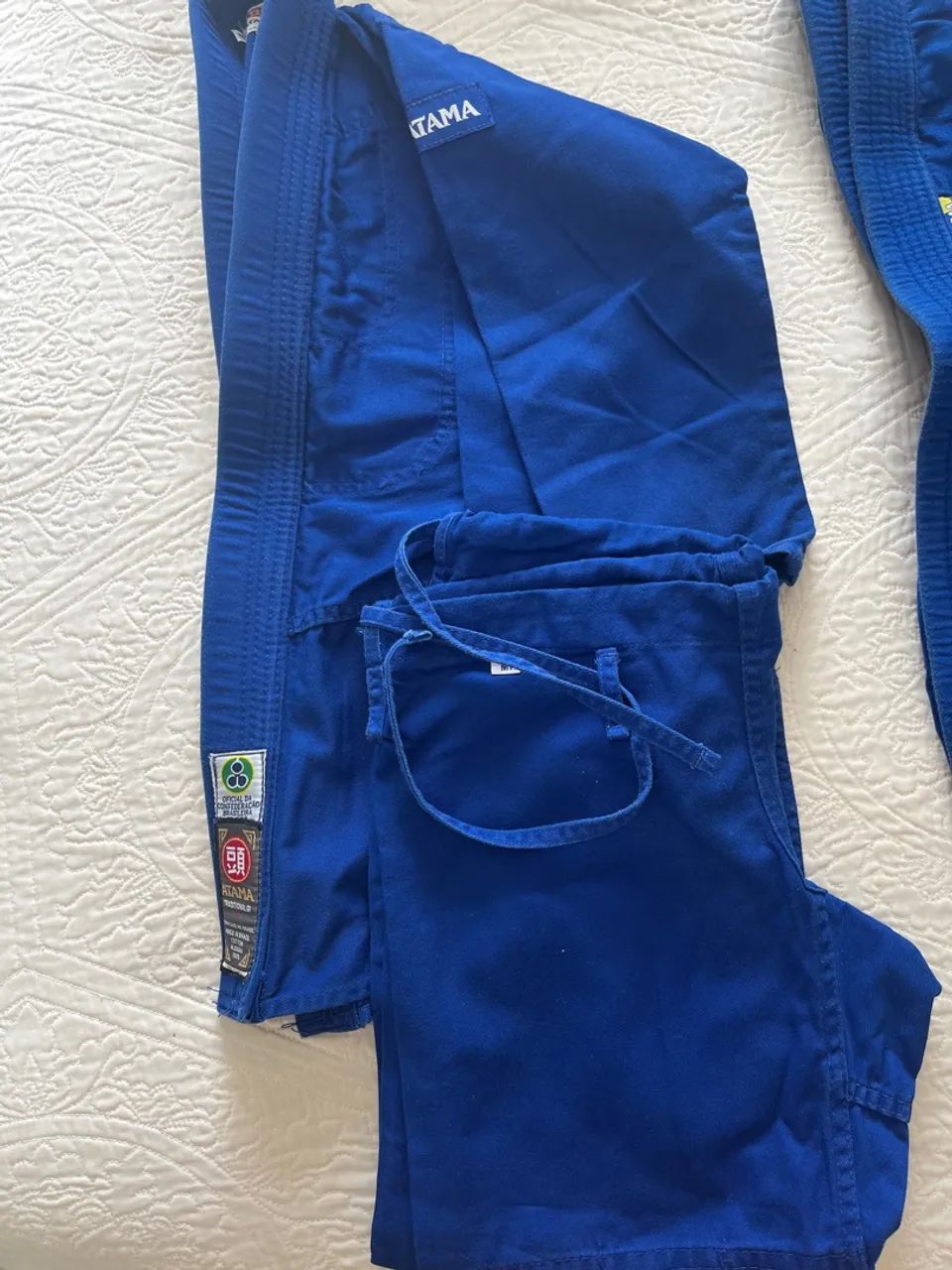 Kimono Atama Azul Infantil - Foto 5