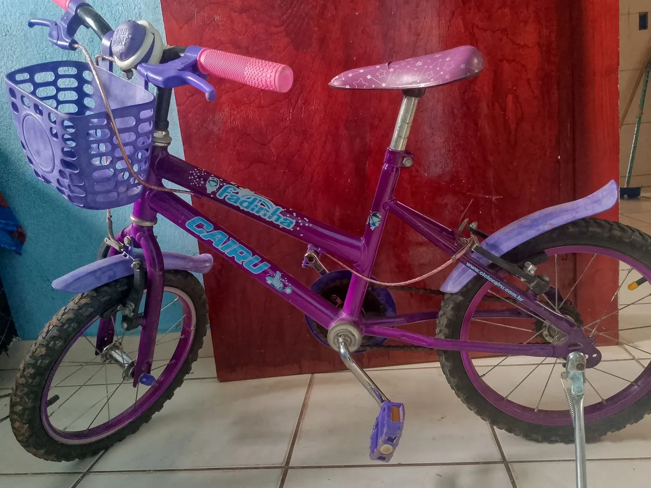 Bicicleta Infantil Cairu Fadinha Aro 16