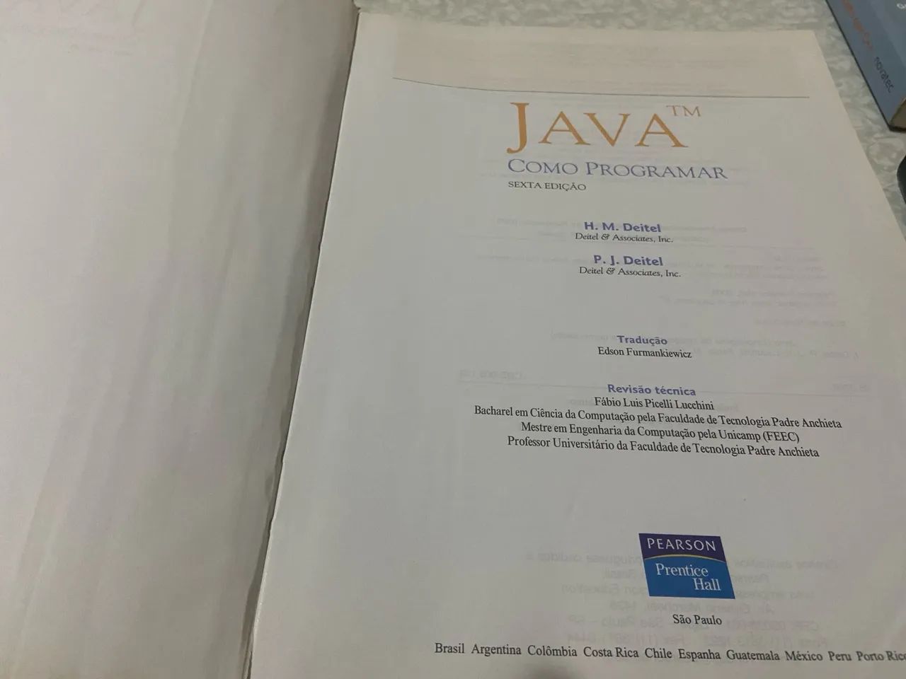LIVRO LIVRO JAVA COMO PROGRAMAR 6 EDIÇÃO  - Foto 2
