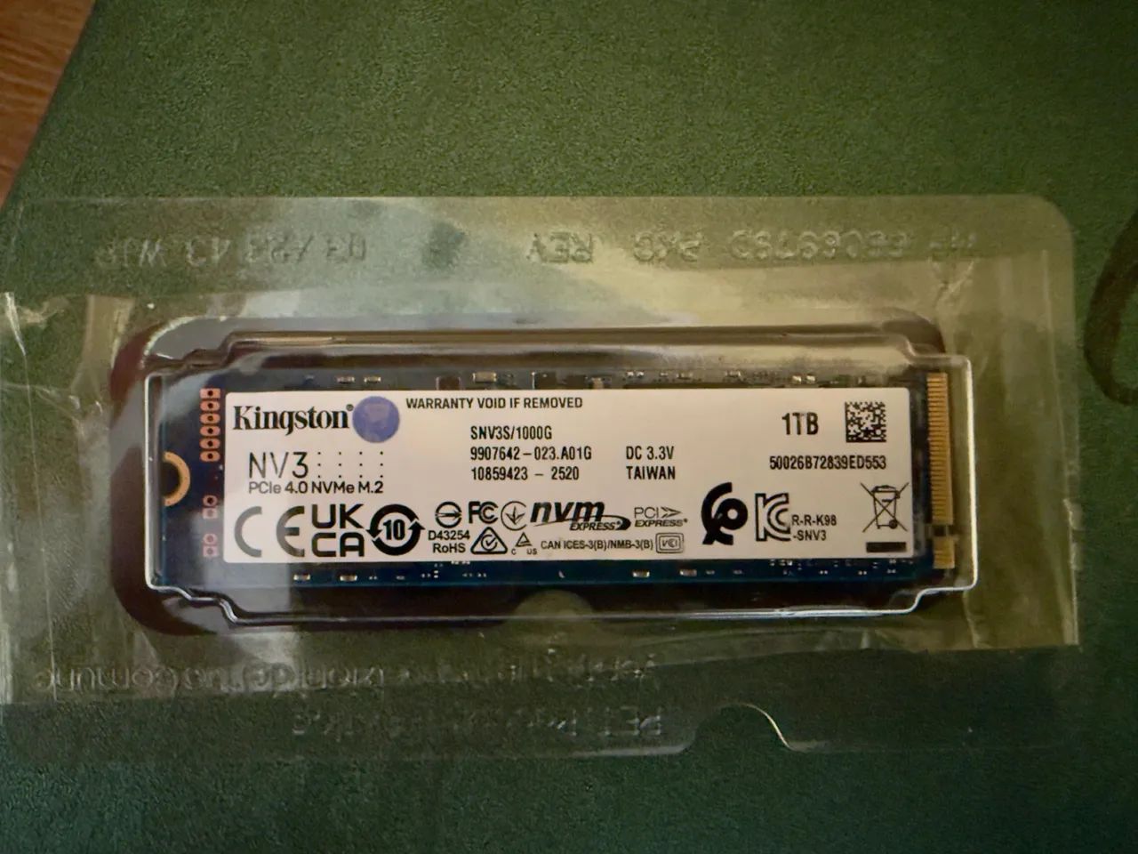 M2 Nvme Kingston 1TB NV3 