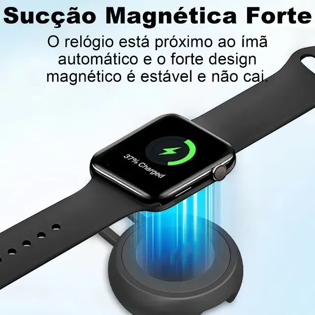 Carregador Magnético De Rápido Para Relógio Smart Watch Yd69 - Foto 4