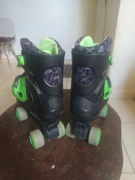  Patins quad seminovo - Foto 4