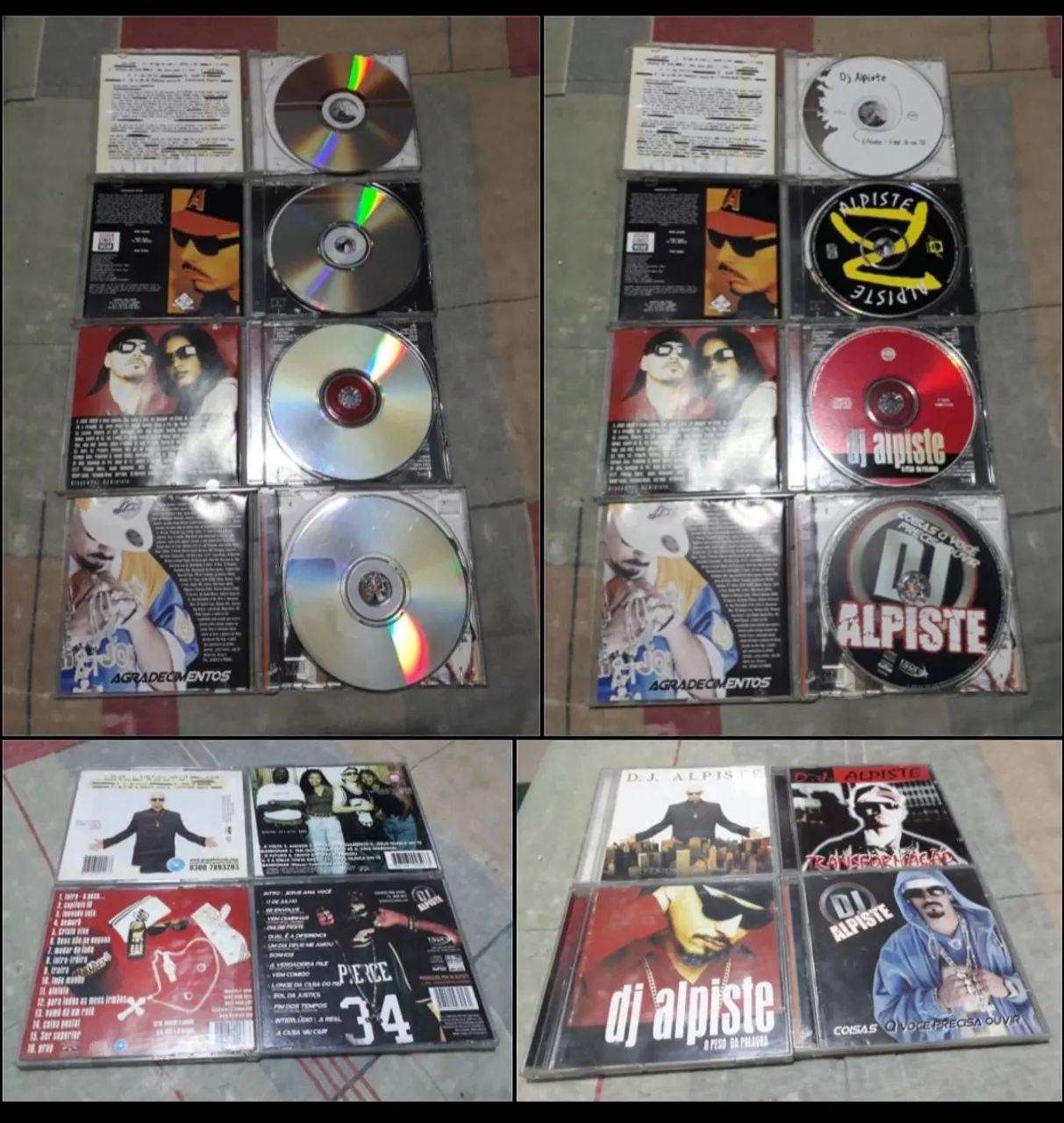 4 CDs Dj Alpiste (Rap Gospel)
