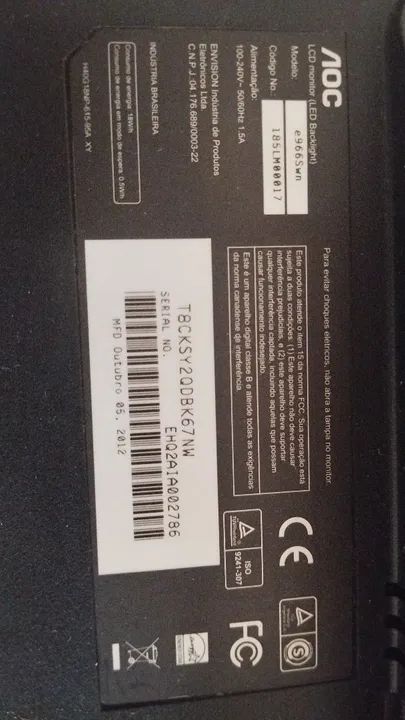 Monitor AOC 20 polegadas - Foto 3