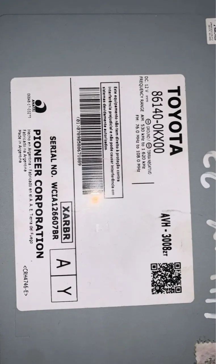Central Multimidia Toyota Hilux SRX 2023 Original JBL - Foto 4