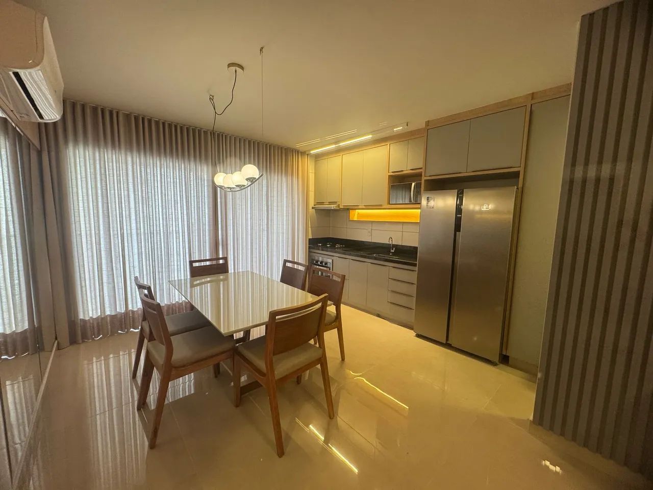 Alugo Apartamento Mobiliado Cheirando Novo 64m2 1 Vaga setor Bueno - Goiânia - GO - Foto 2