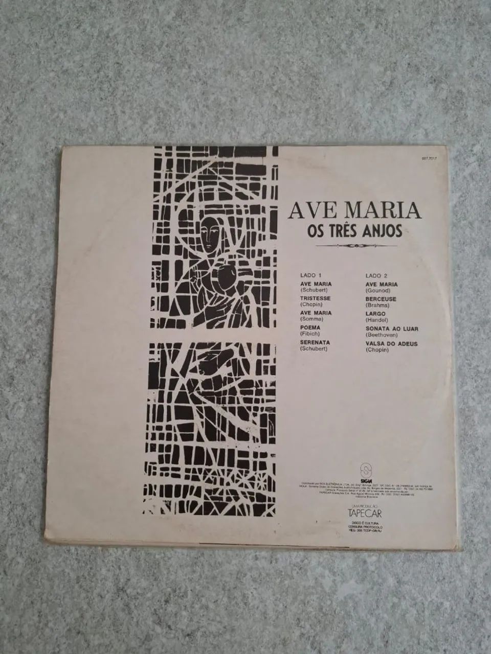 Lp vinil  ave maria os três anjos  - Foto 2