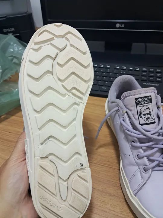 Tênis Adidas Stan Smith Lilás 36 - Foto 3