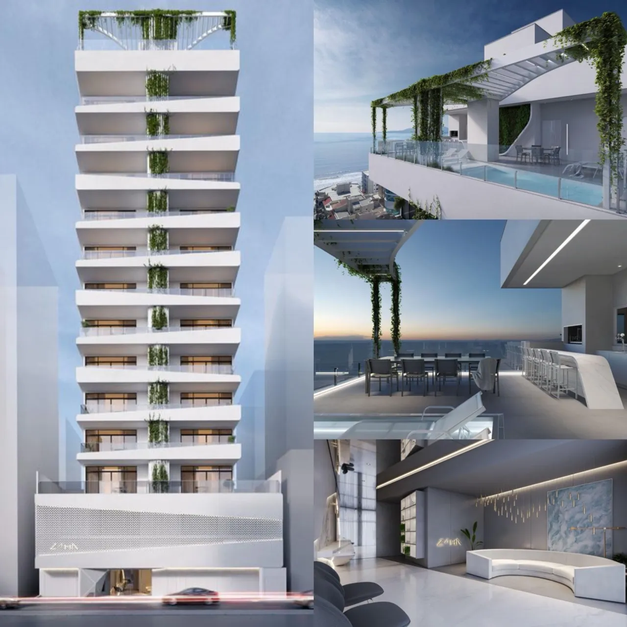 ZAHA building Itapema SC pronto para mobiliar 