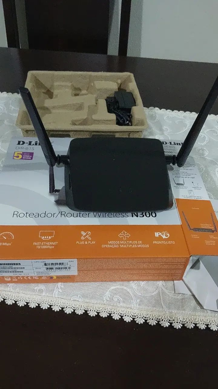 Roteador/repetidor wireless d link dir-615