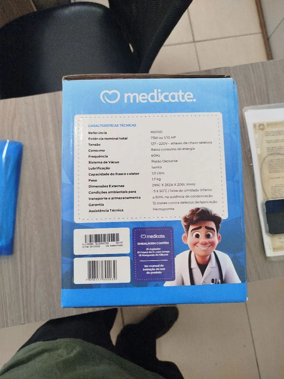 Bomba a vácuo aspiradora Md100-Medicate - Foto 2