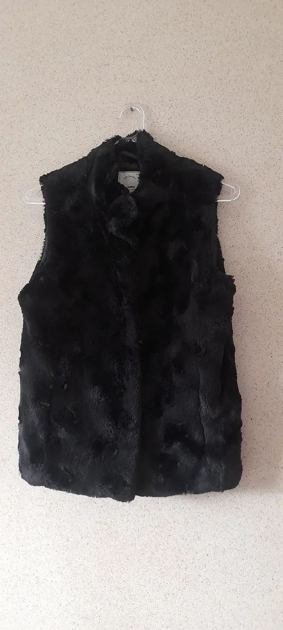 Colete infantil pelúcia