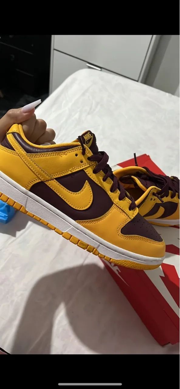 Nike Dunk Low Retro -  Yellow/Brown - Foto 2