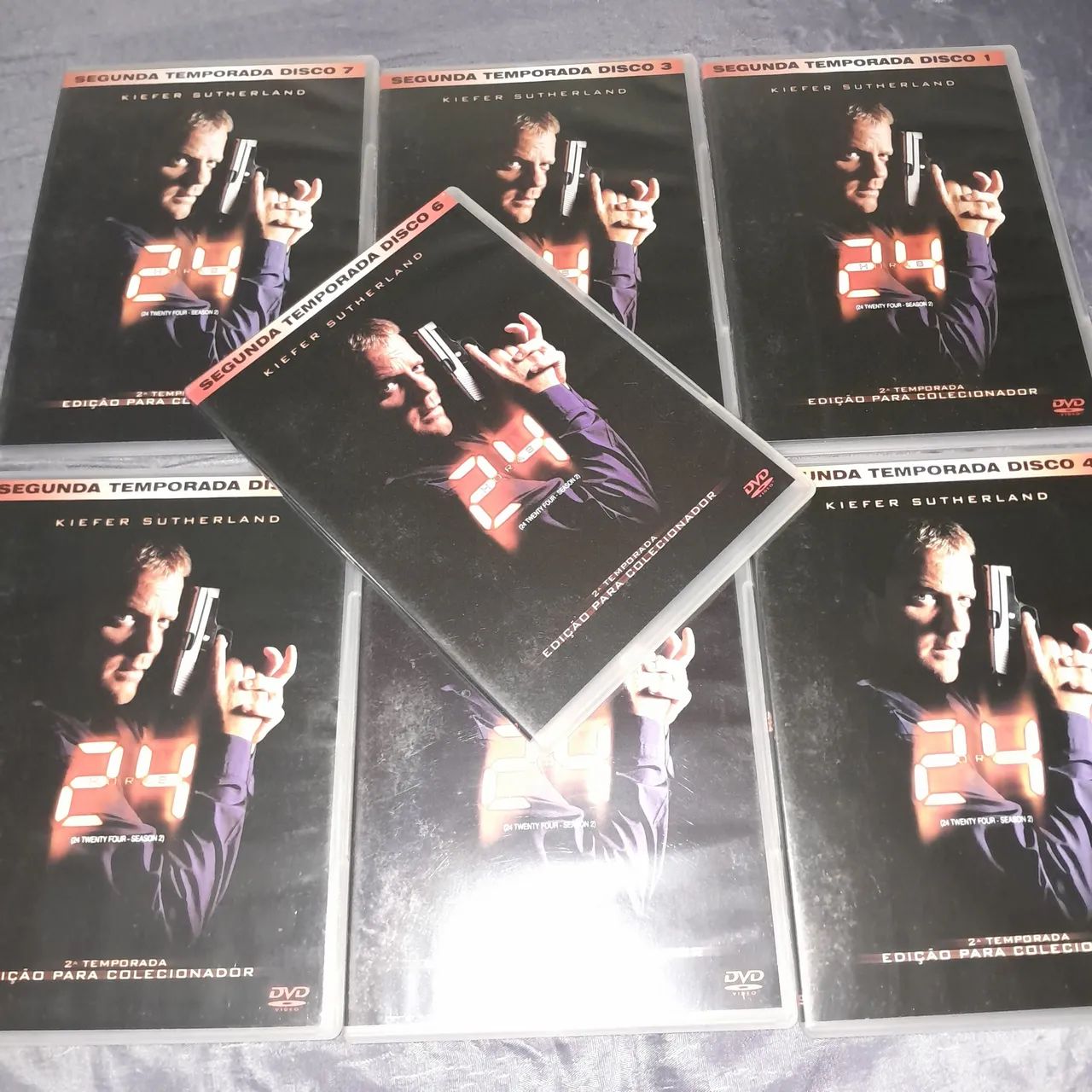 Box dvds 24 horas 1 a 4 temporadas  - Foto 3