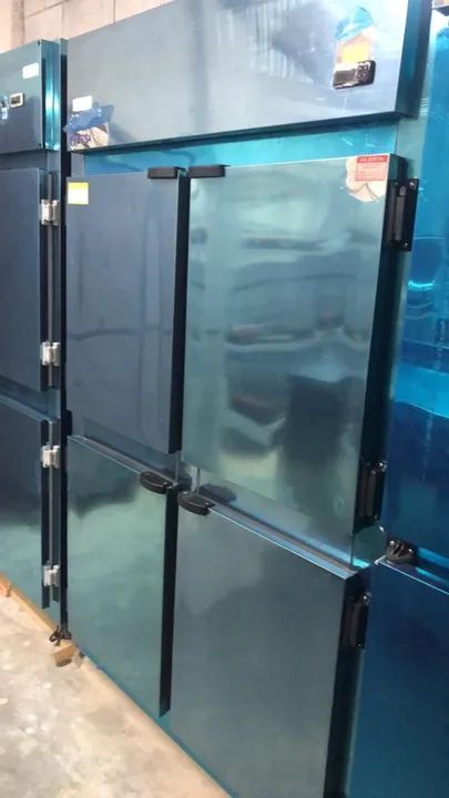 Mini câmara geladeira Refrigerada 4 portas inox  - Foto 2